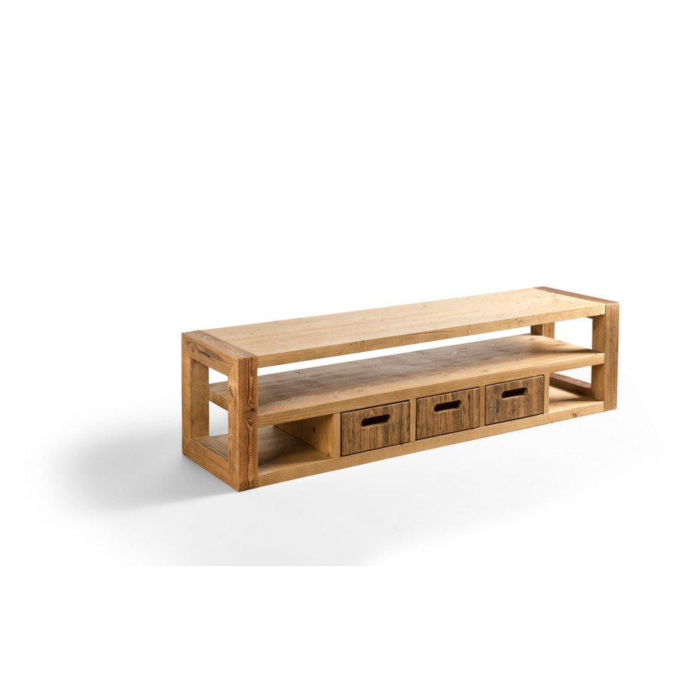 Dřevěný TV stolek Antique Wood, délka 164 cm v:901340