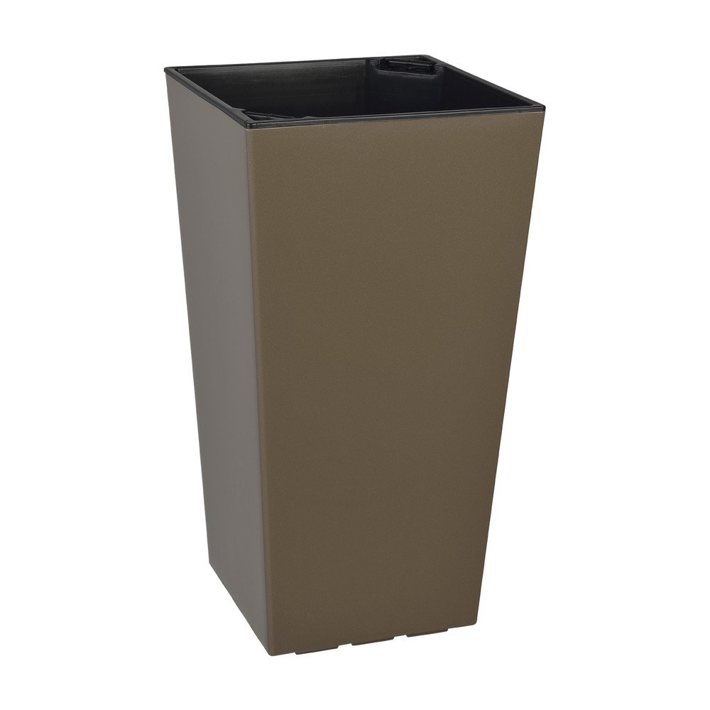 Hnědý matný květináč Gardenico Elise, výška 57,3 cm v:1420761