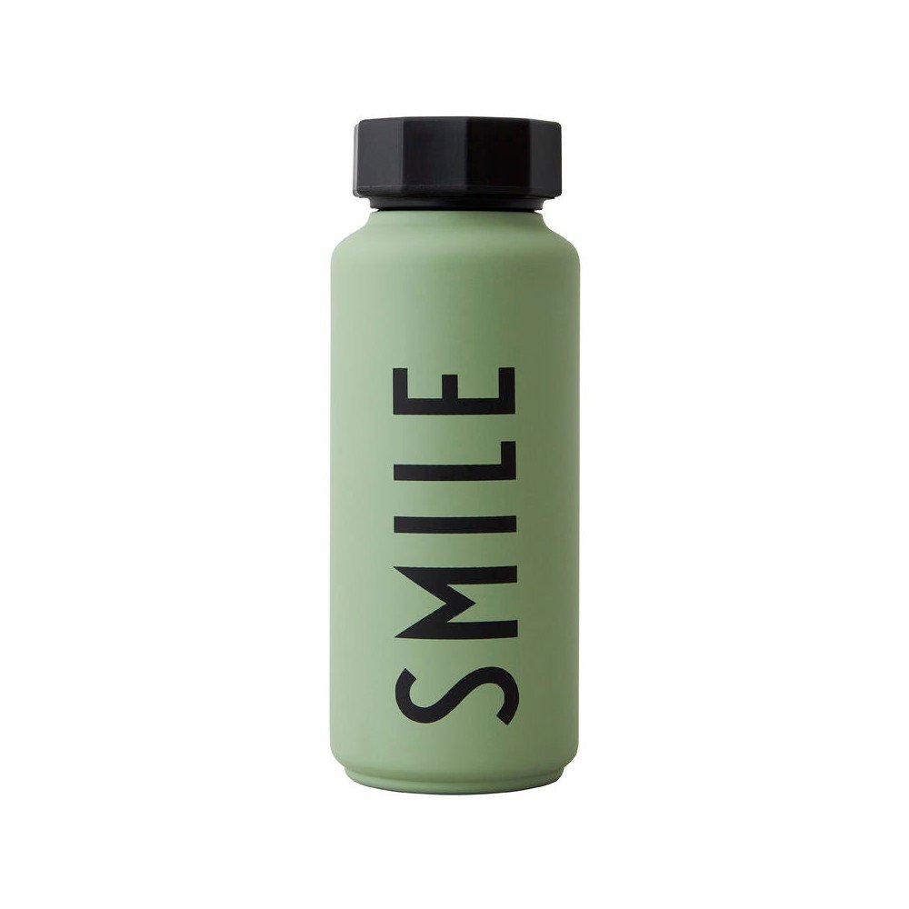 Světle zelená termo láhev Design Letters Smile, 500 ml v:1418239