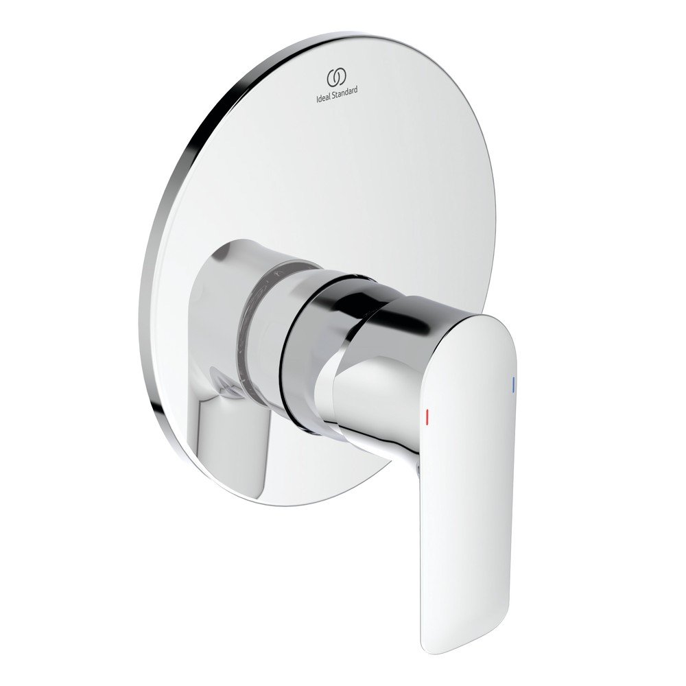 Sprchová podomítková baterie v leskle stříbrné barvě Connect Air – Ideal Standard v:1648358