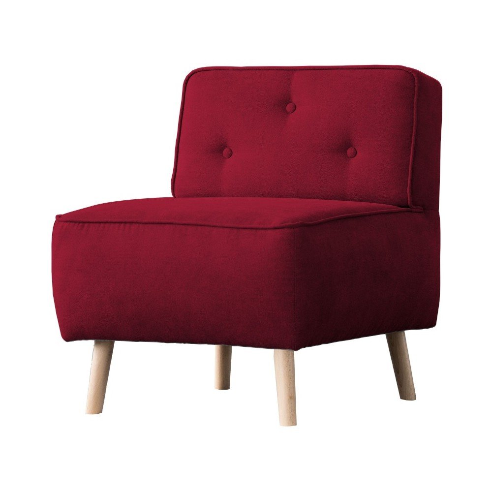 Červené křeslo Kooko Home Lounge v:900556
