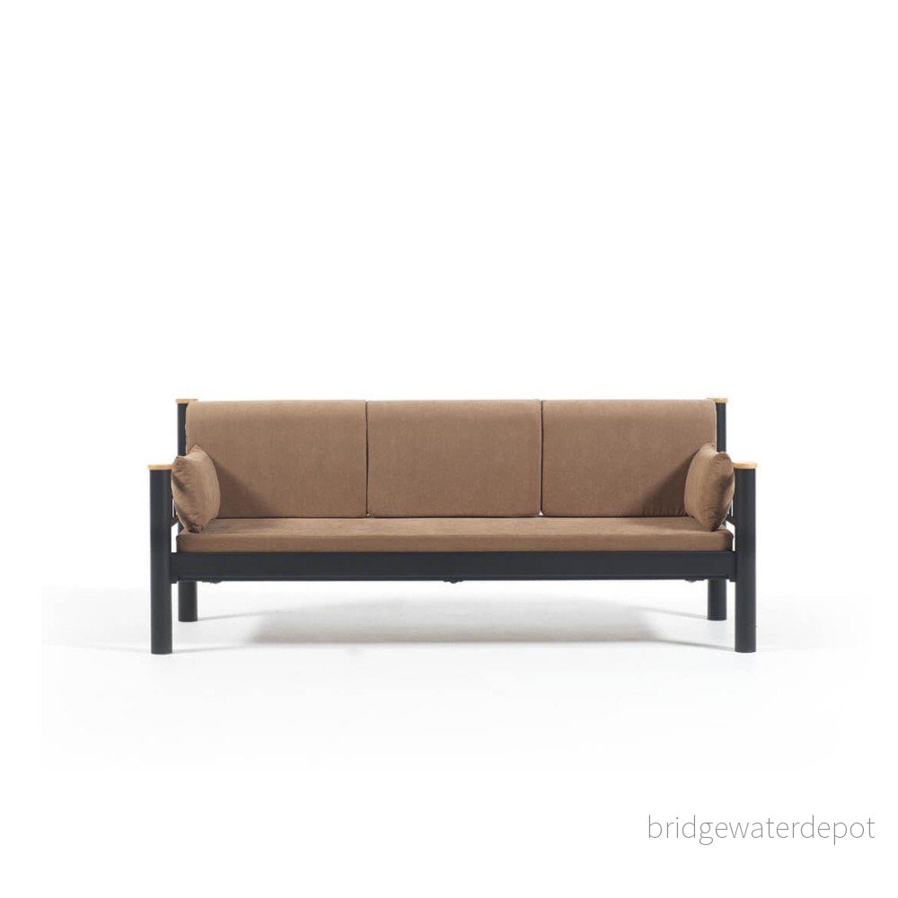 Hnědá třímístná venkovní sedačka Kappis, 80 x 210 cm v:1253202
