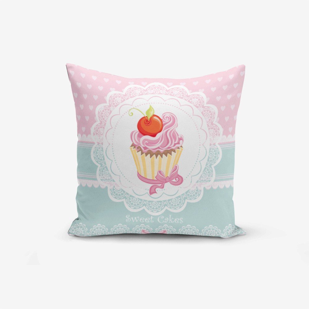 Povlak na polštář Minimalist Cushion Covers Cupcakes Pink Blue, 45 x 45 cm v:1294354