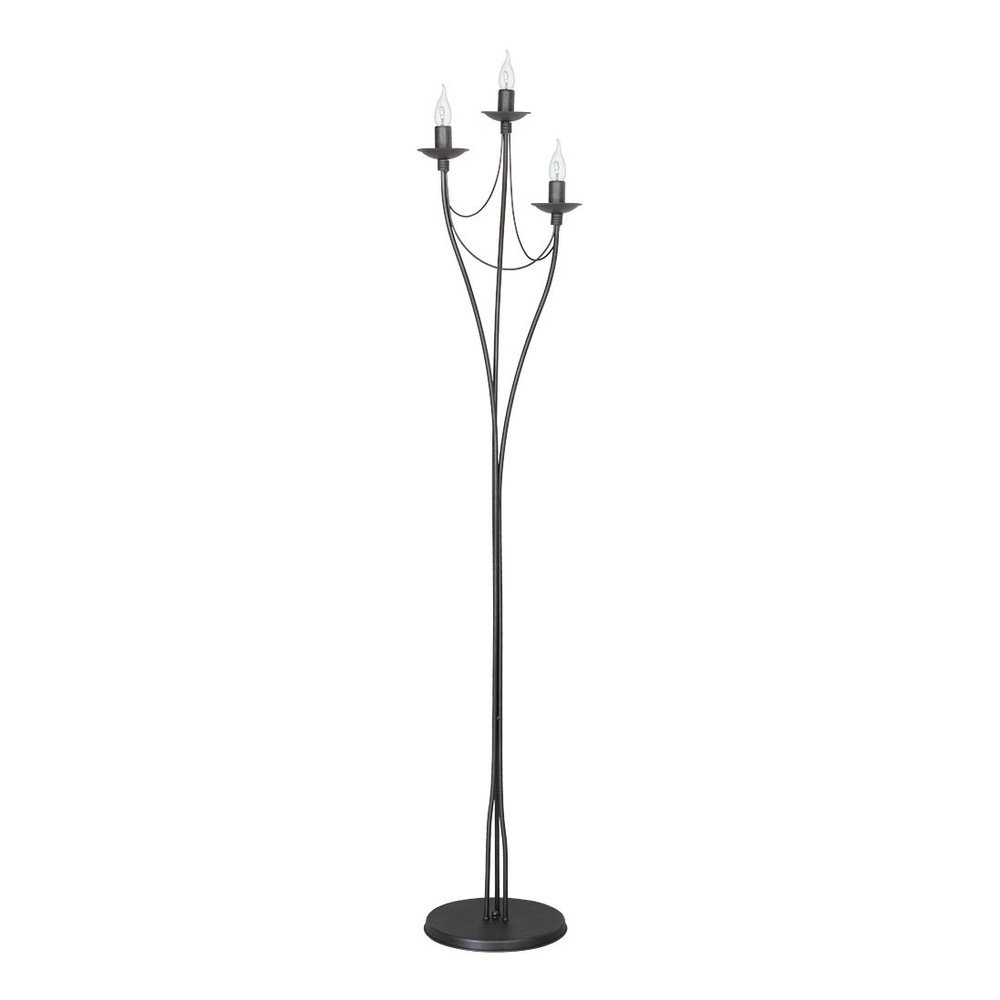 Tmavě šedá volně stojící lampa Glimte Charming, výška 164 cm v:1195056