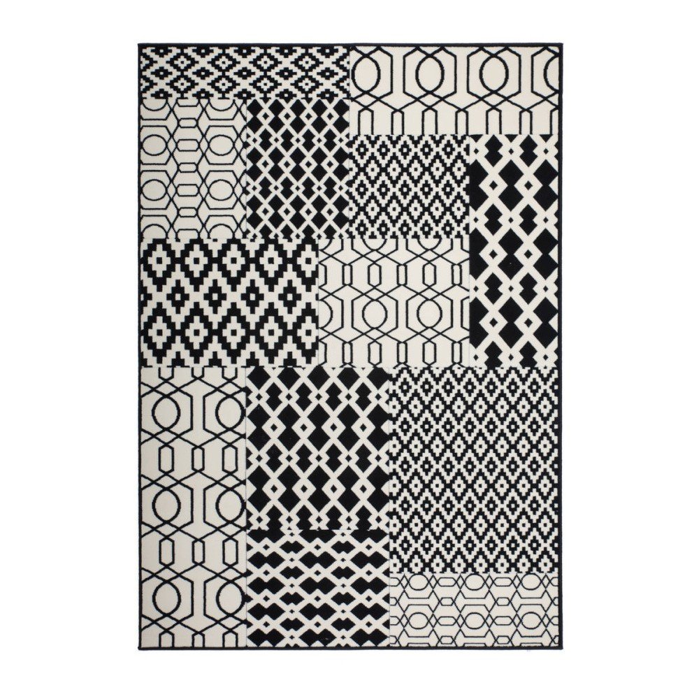 Koberec Kayoom Sentosa Multi Schwarz, 200 x 290 cm v:1016246