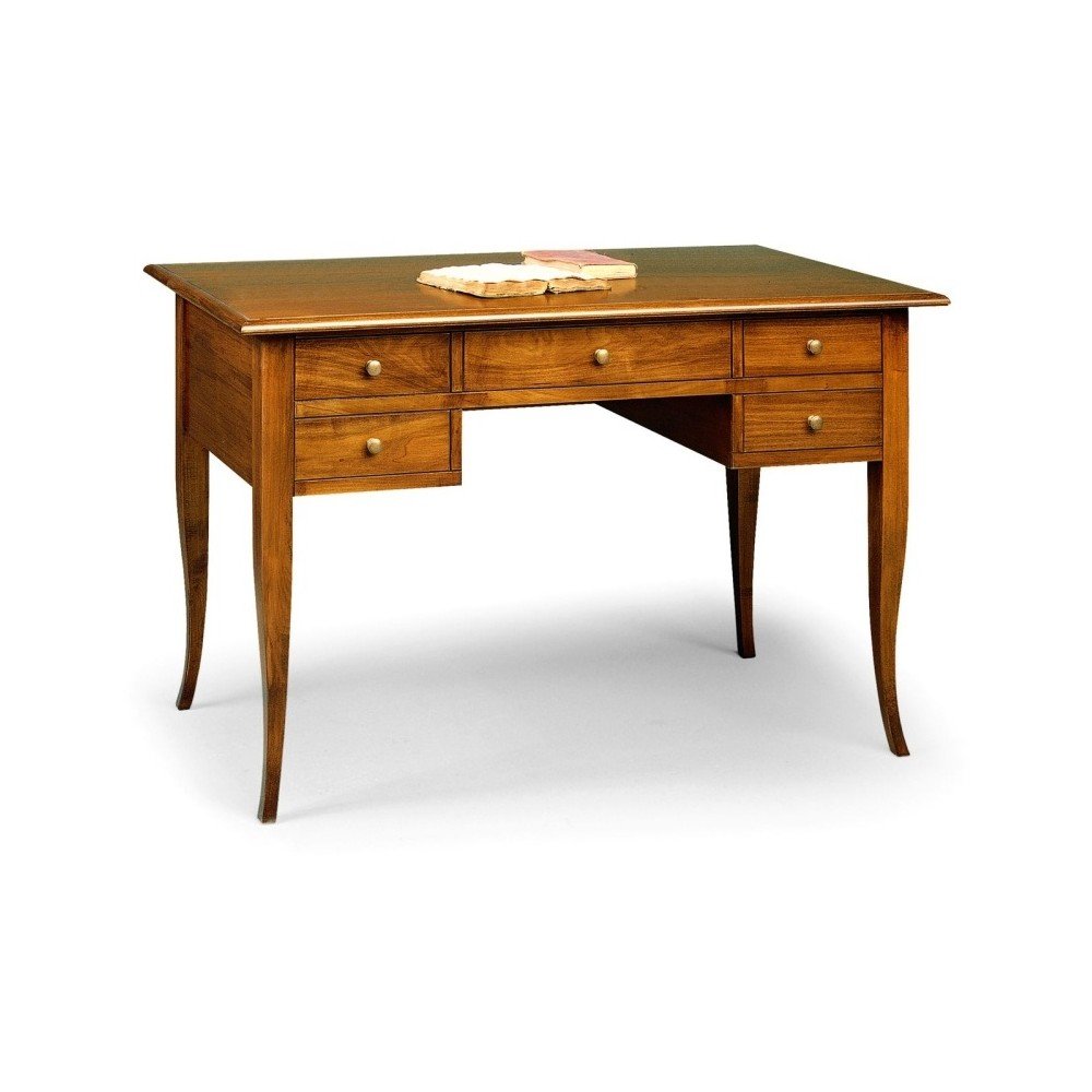 Dřevěný pracovní stůl s 5 zásuvkami Castagnetti Eleganza v:851058