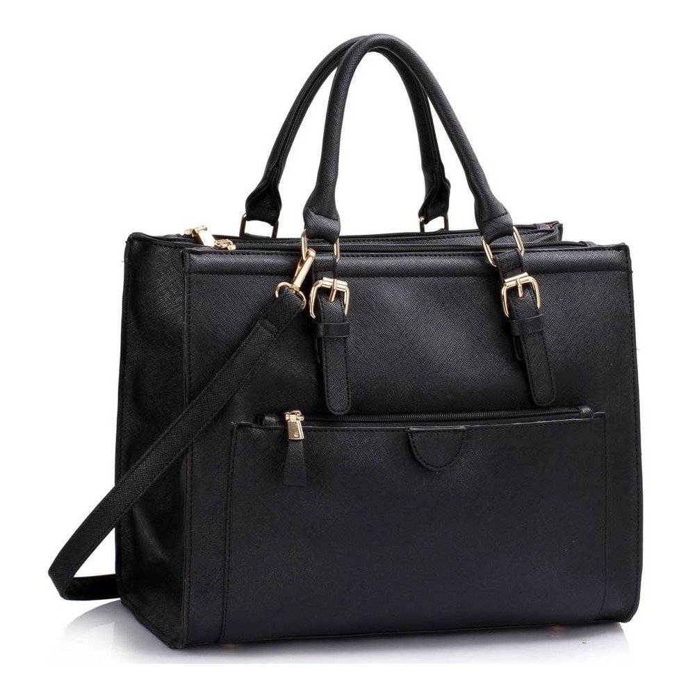 Černá kabelka L&S Bags Poissy v:773446