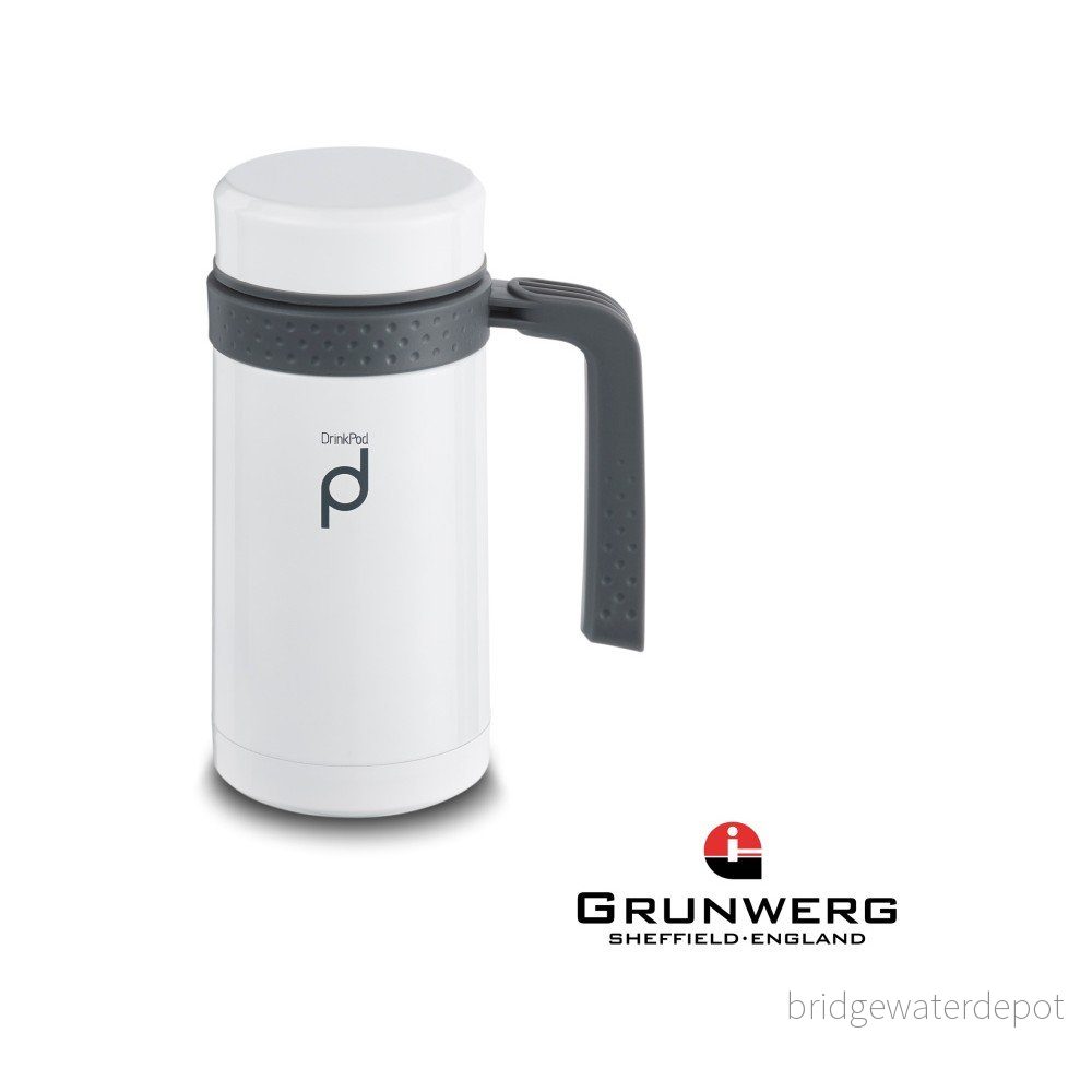 Bílý vakuový termohrnek z nerezové oceli Pioneer Vacuum, 450 ml v:1307104