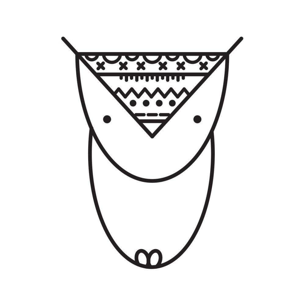Samolepka FOR.REST Owl, 76 x 98 cm v:807854