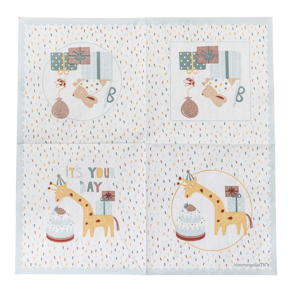 Papírové ubrousky v sadě 20 ks 33x33 cm Celebrate – Bloomingville Mini v:1813332
