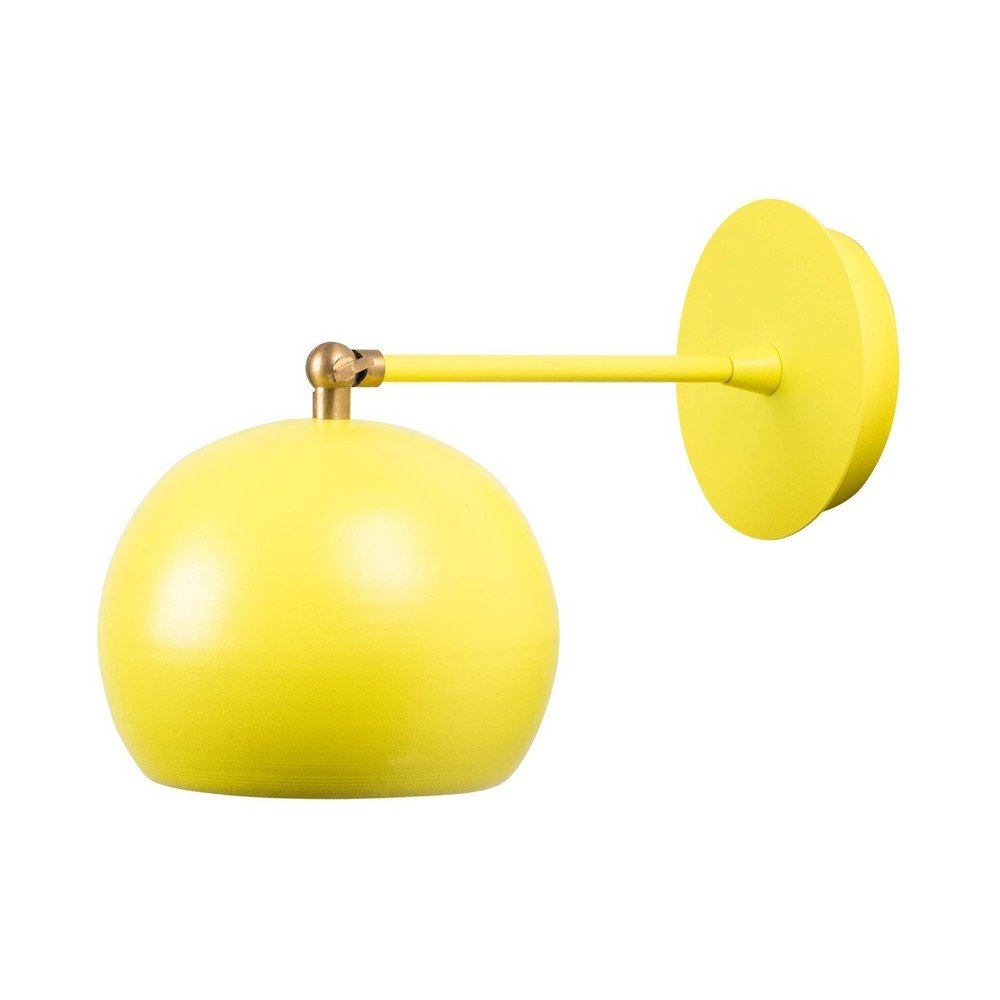 Žluté nástěnné svítidlo Cup Wall Lamp v:1098306