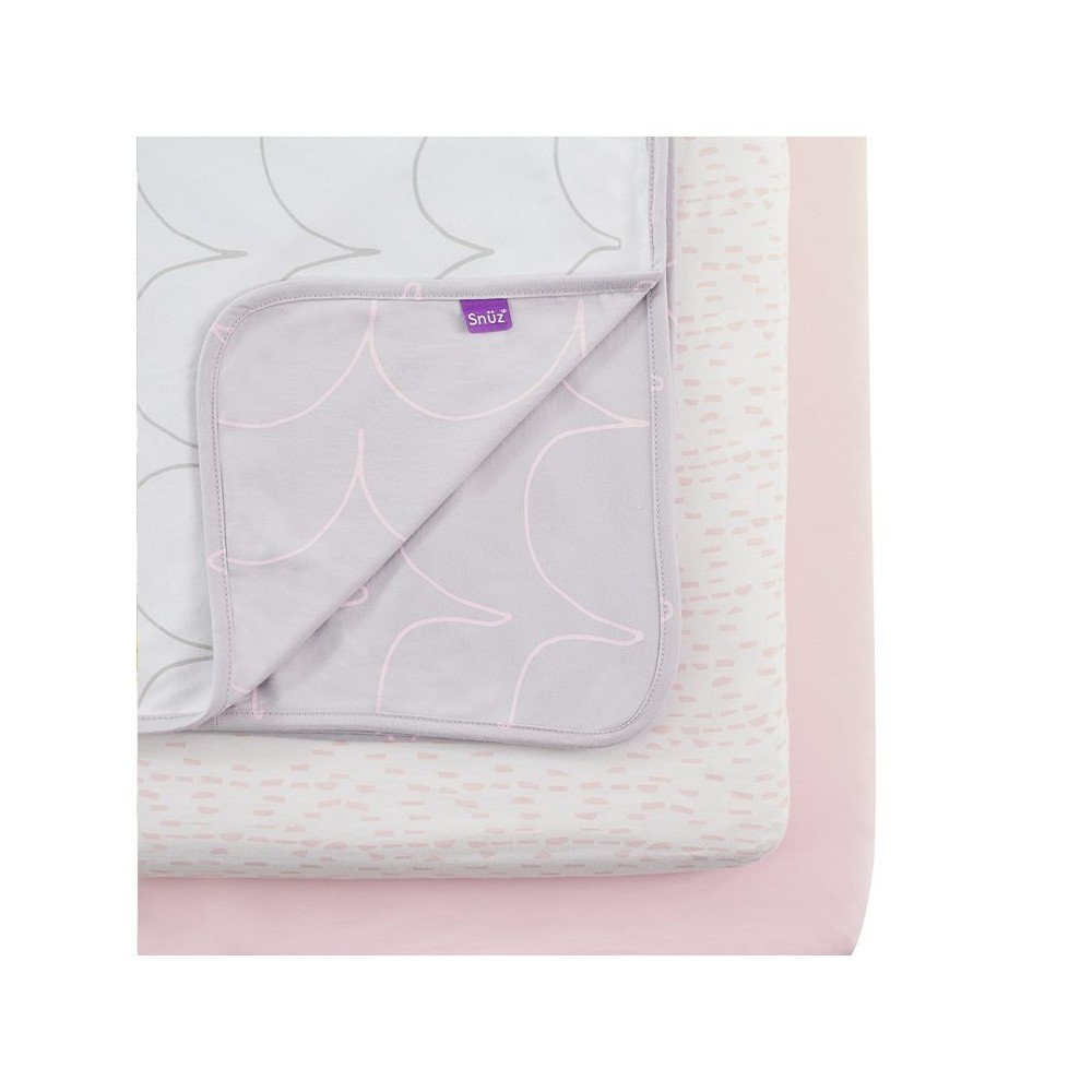 Set peřinky a 2 prostěradel Snüz SnuzPod Wave Rose v:954398