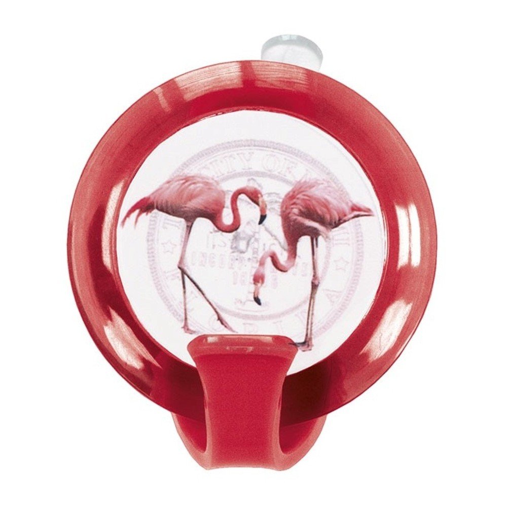 Červený koupelnový háček Kleine Wolke Flamingo v:840192