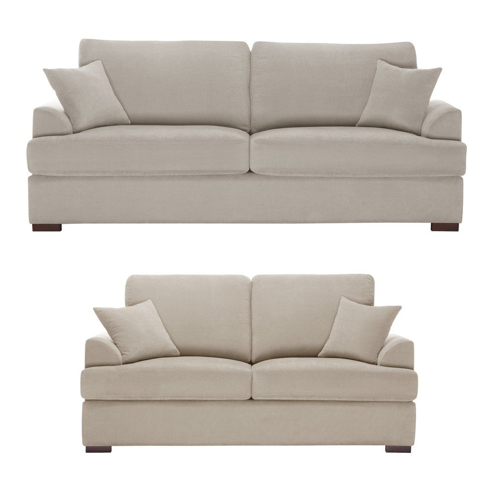 Dvoudílná sedací souprava Jalouse Maison Irina, taupe v:689398