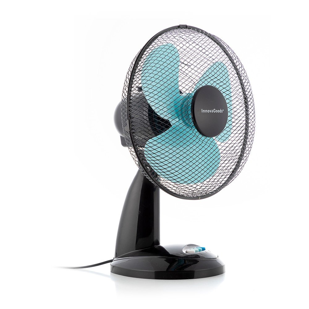 Černý ventilátor InnovaGoods Desk v:1391609