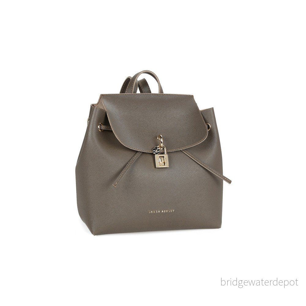 Hnědobéžový dámský batoh Laura Ashley Hoxton v:1105522