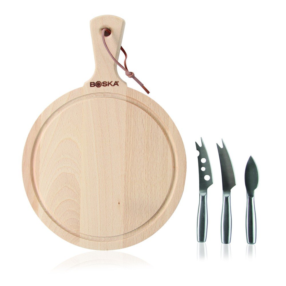 Set krájecího prkénka a 3 nožů na sýr Boska Cheese Set Amigo Round v:1333766