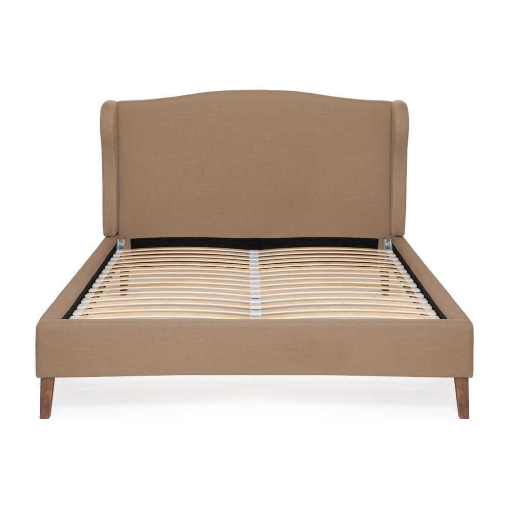 Postel ve velbloudí hnědé barvě Vivonita Windsor Linen, 200 x 180 cm v:1099136