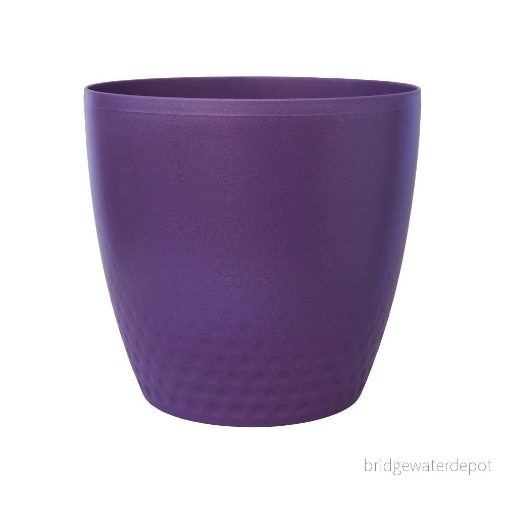 Fialový květináč Plastia Perla, ø 31,5 cm v:1145450