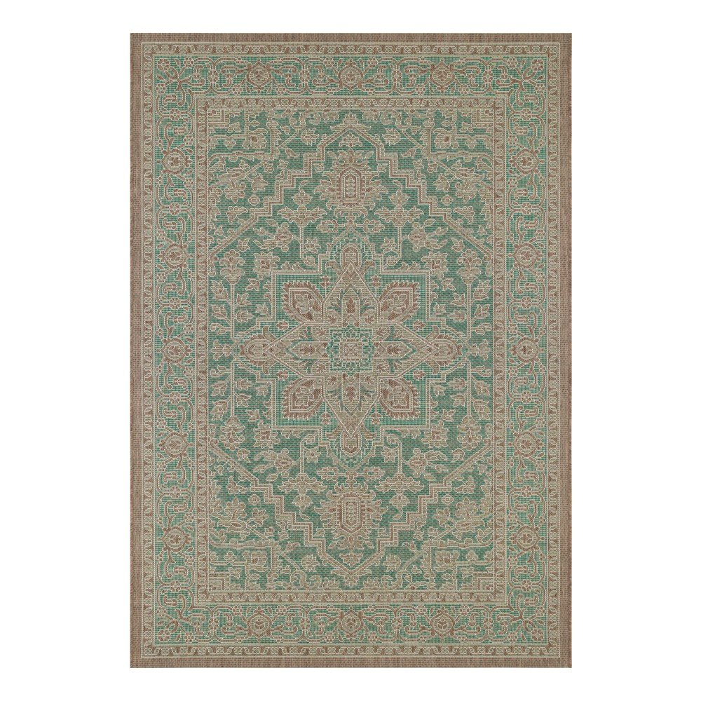 Zeleno-béžový venkovní koberec NORTHRUGS Anjara, 140 x 200 cm v:1337463
