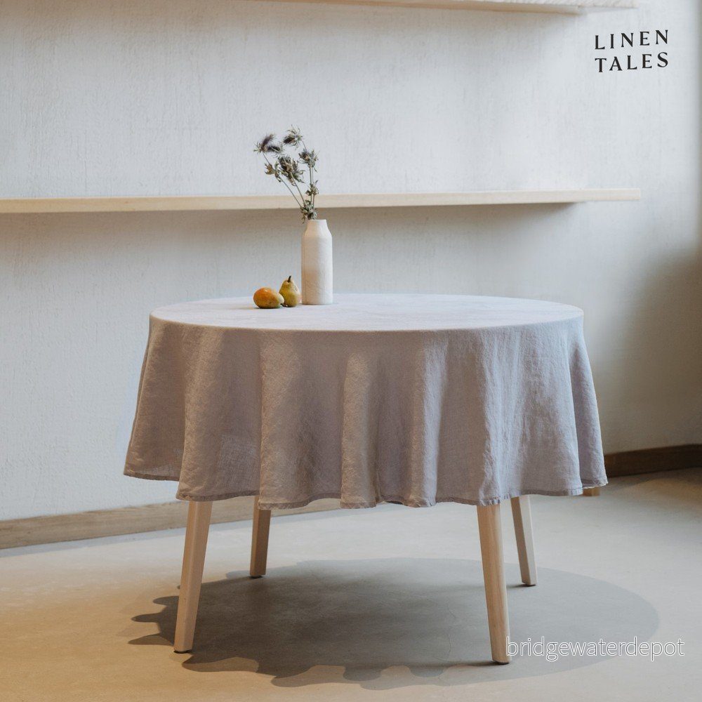 Lněný ubrus ø 150 cm – Linen Tales v:1528394