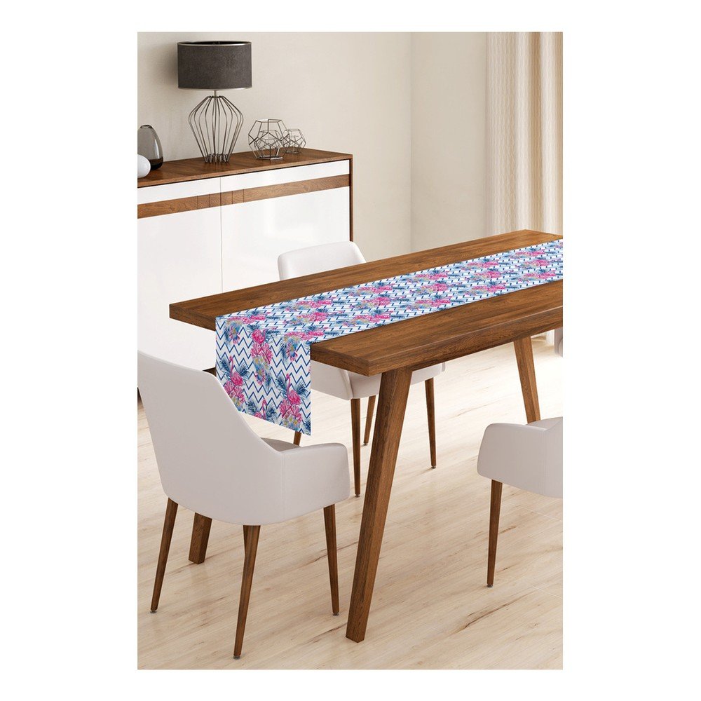 Běhoun na stůl z mikrovlákna Minimalist Cushion Covers Flamengo Salsa, 45 x 145 cm v:1294288
