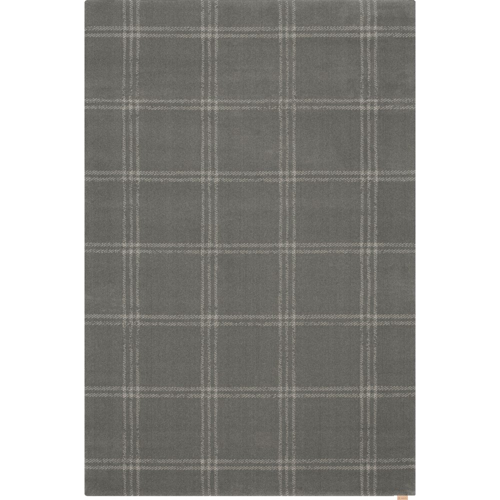 Antracitový vlněný koberec 133x190 cm Calisia M Grid Prime – Agnella v:1638748