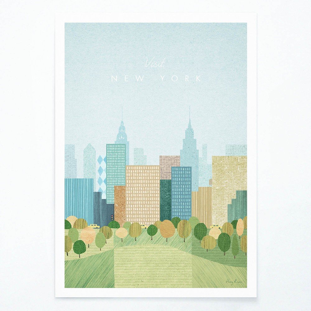 Plakát Travelposter New York II, A2 v:1346659