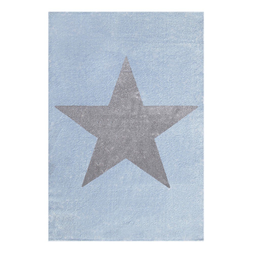 Modro-šedý dětský koberec Happy Rugs Superstar, 120 x 180 cm v:738064