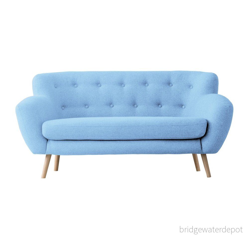 Světle modrá dvojmístná pohovka Kooko Home Pop v:900384