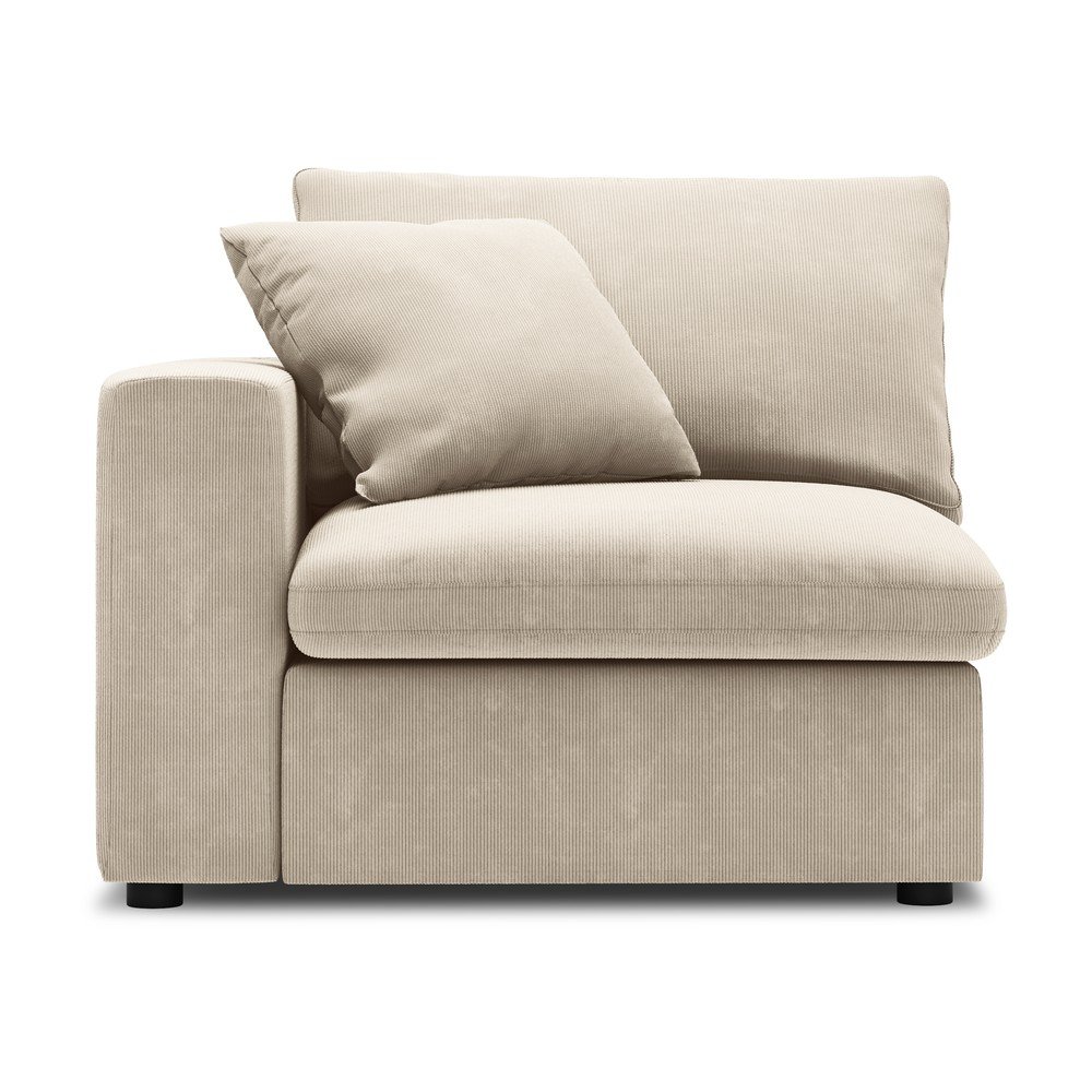 Béžová rohová část modulární manšestrové pohovky Windsor & Co Sofas Galaxy, levý roh v:1374463