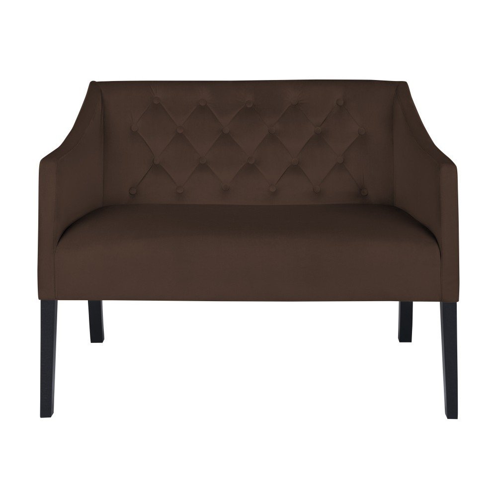 Hnědá dvoumístná pohovka Micadoni Home Mauricio v:990778