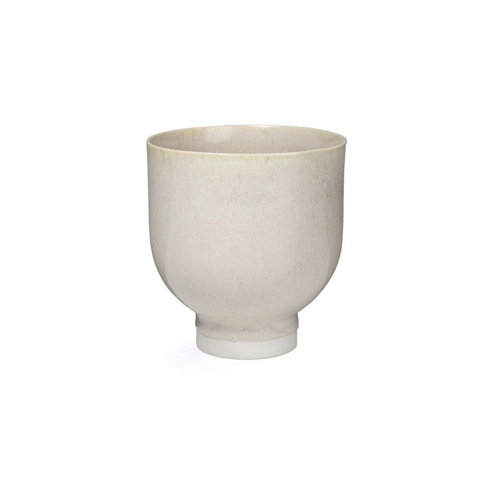 Bílý porcelánový květináč Kähler Design Unico, ⌀ 12 cm v:1301568