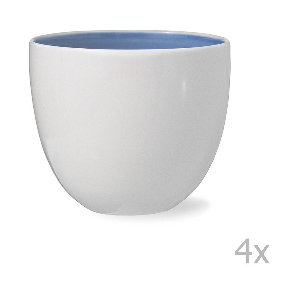 Sada 4 ručně vyráběných porcelánových hrnků Anne Black Abelle v:920122