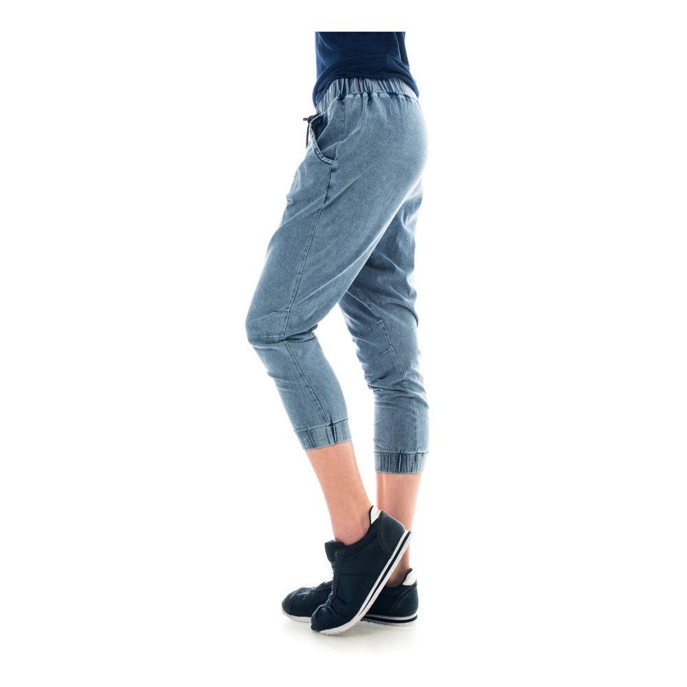 Bavlněné tepláky barvené indigem Lull Loungewear Jaden New Style, vel. L v:869280