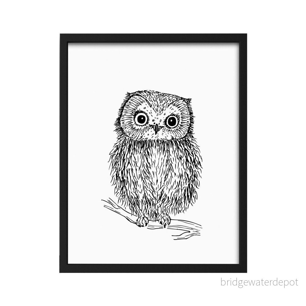 Zarámovaný plakát We Love Home Owl, 30 x 40 cm v:804890