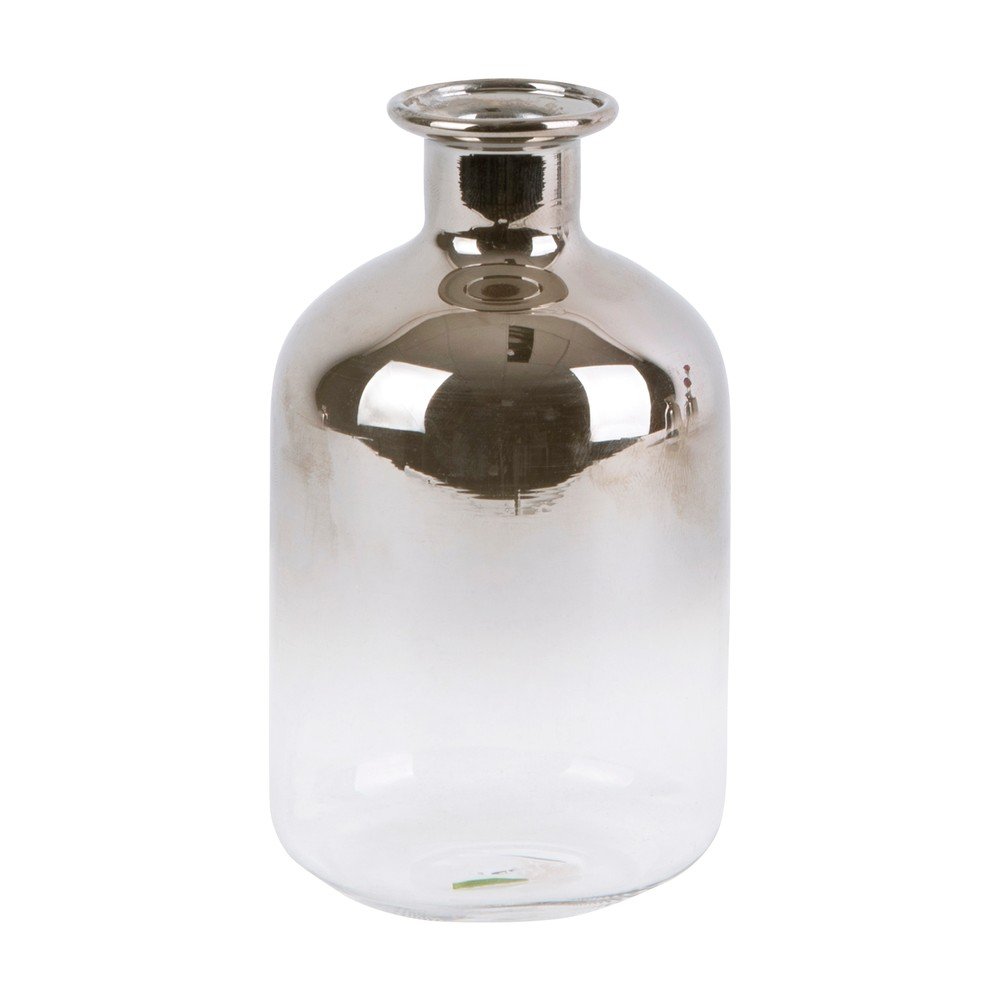 Skleněná malá váza PT LIVING Silver Tube, výška 10 cm v:1335788