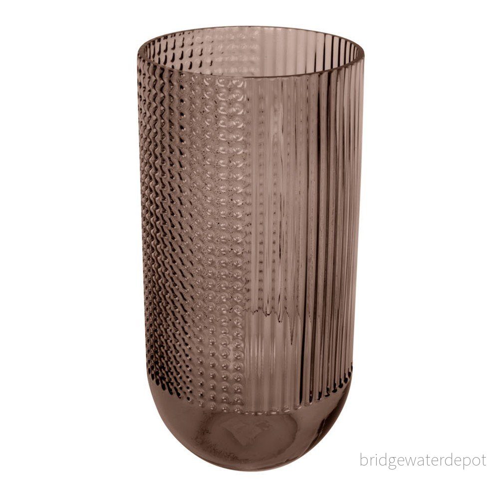 Hnědá skleněná váza PT LIVING Attract, výška 30 cm v:1408927