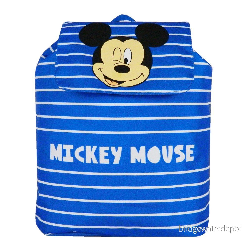 Modrý školní batoh Bagtrotter Stripes Mickey v:1296034