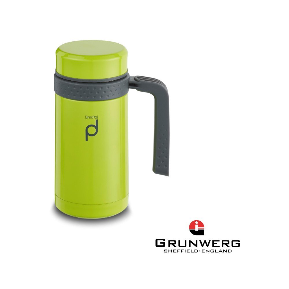 Zelený vakuový termohrnek z nerezové oceli Pioneer Vacuum, 450 ml v:1307106