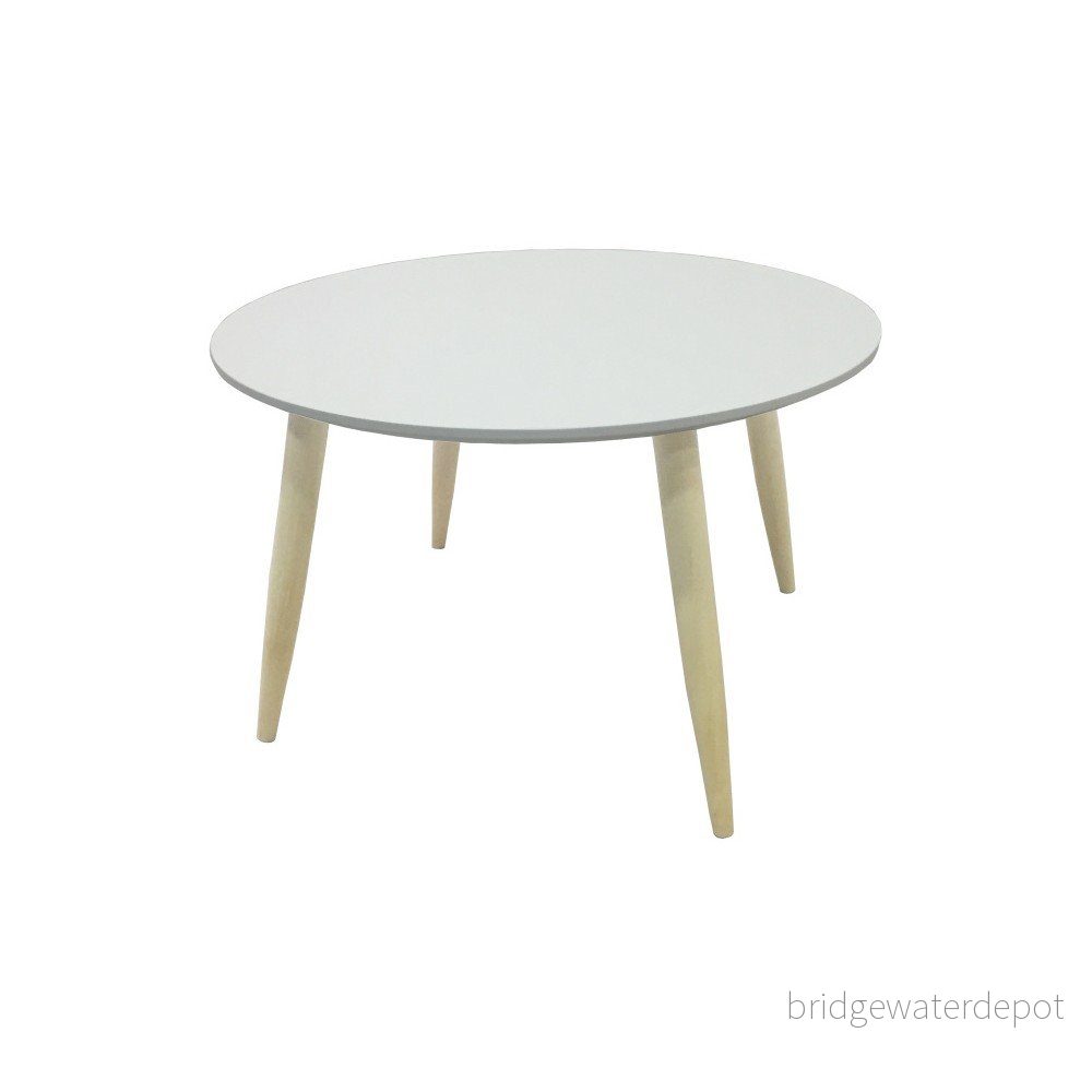 Bílý odkládací stolek 13Casa Pastel, Ø 58 cm v:853684