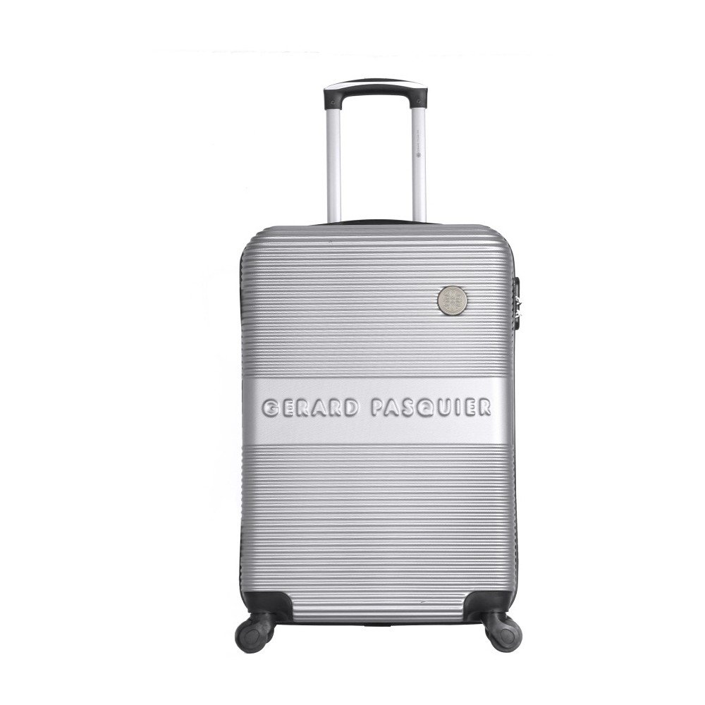 Světle šedý cestovní kufr na kolečkách GERARD PASQUIER Mirego Valise Cabine, 37 l v:1268010