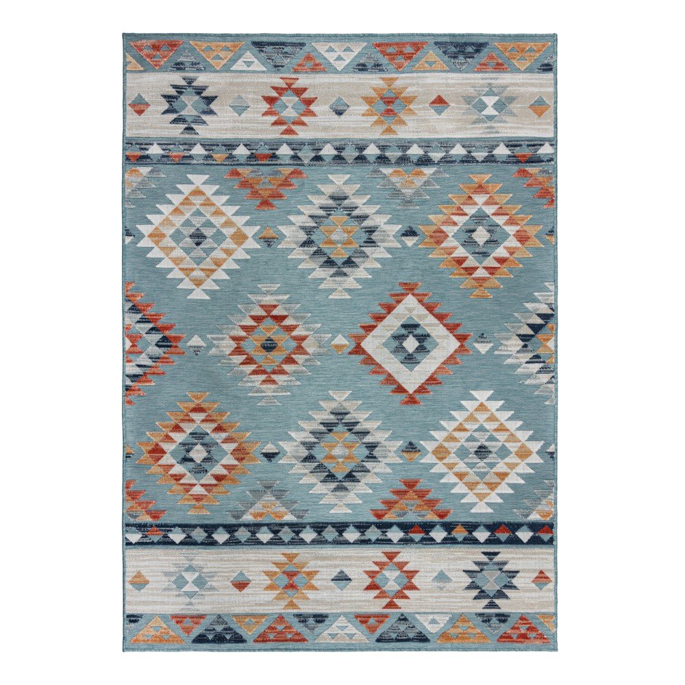 Modrý vnitřní a venkovní koberec 200x290 cm Avery Blue – Flair Rugs v:1726262