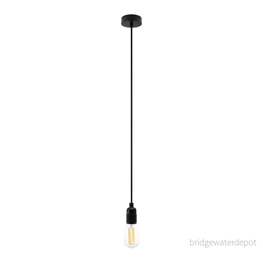 Černé závěsné svítidlo s žárovkou Bulb Attack Uno Basic Marine v:1138598