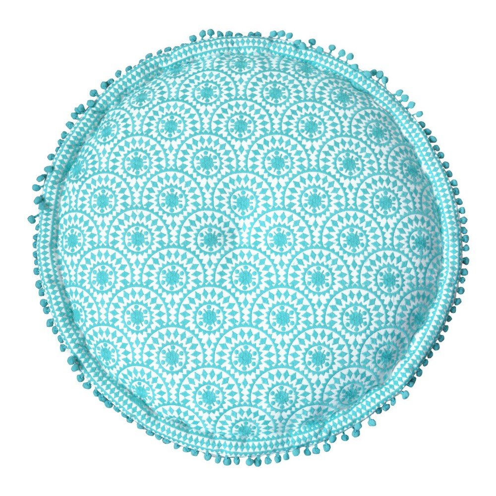 Tyrkysový puf Bombay Duck Casablanca, ⌀ 60 cm v:776654