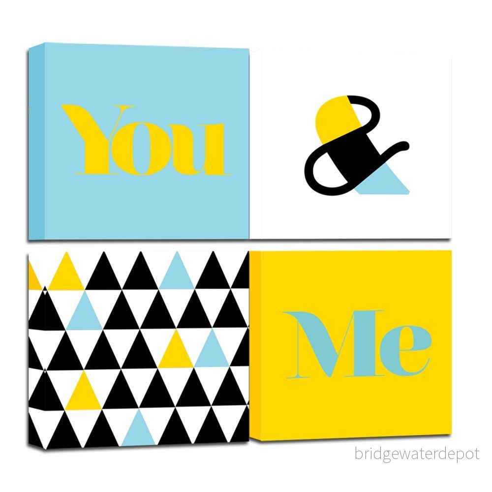 Vícedílný obraz Styler Scandi You & Me, 64 x 64 cm v:1144894