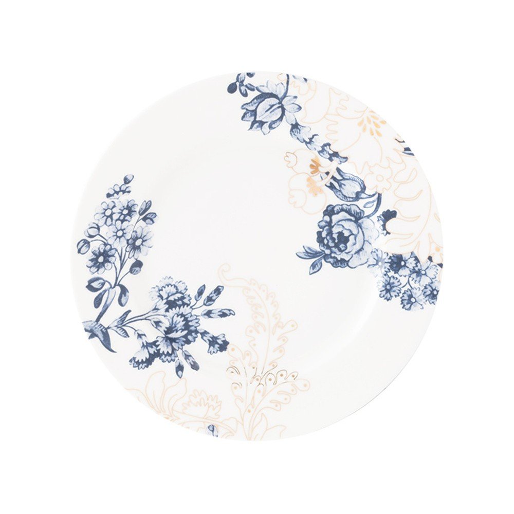 Přílohový talíř s modro-zlatými vzory Creative Tops, Ø 20 cm v:951178