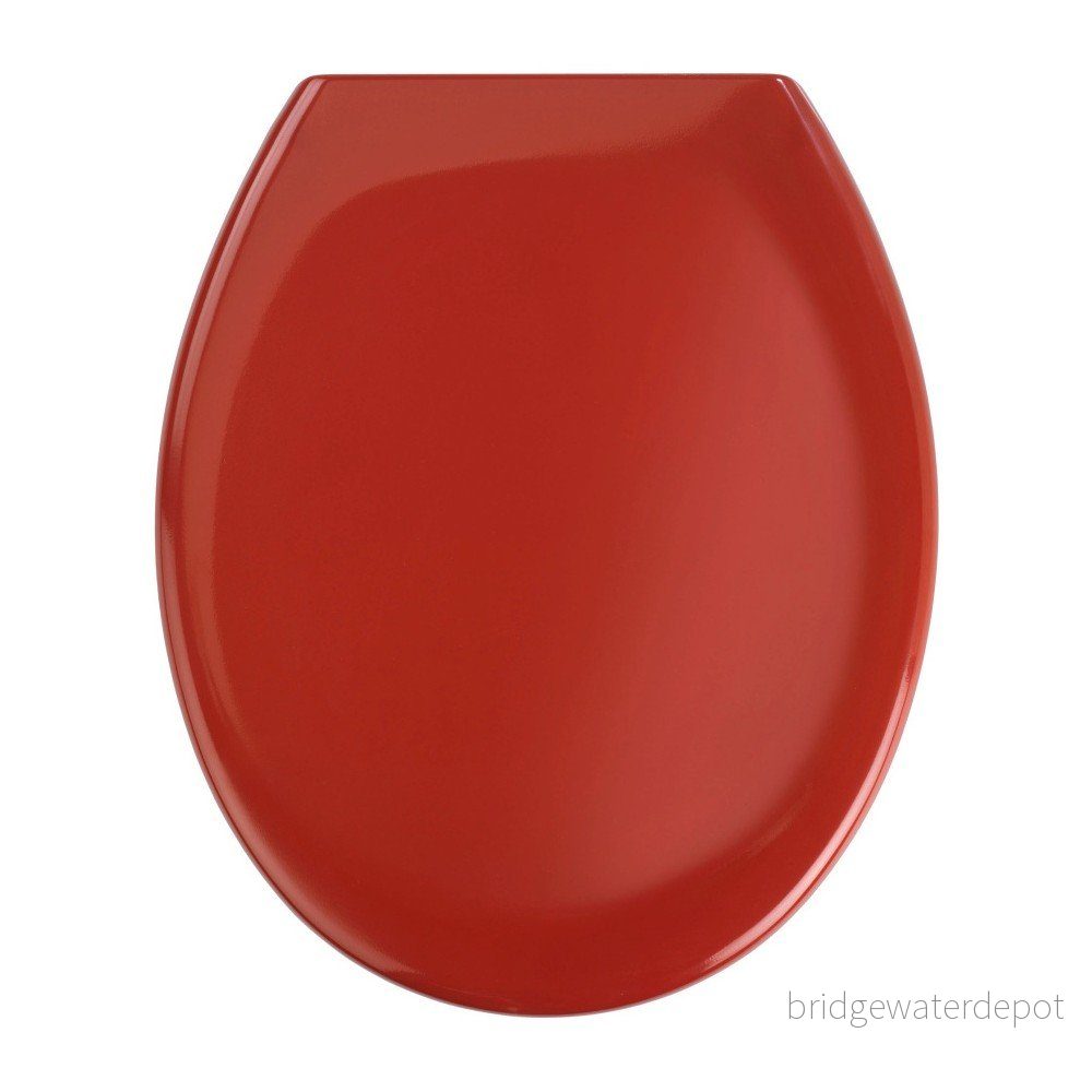 Červené WC sedátko se snadným zavíráním Wenko Premium Ottana, 44,5 x 37,5 cm v:1015290