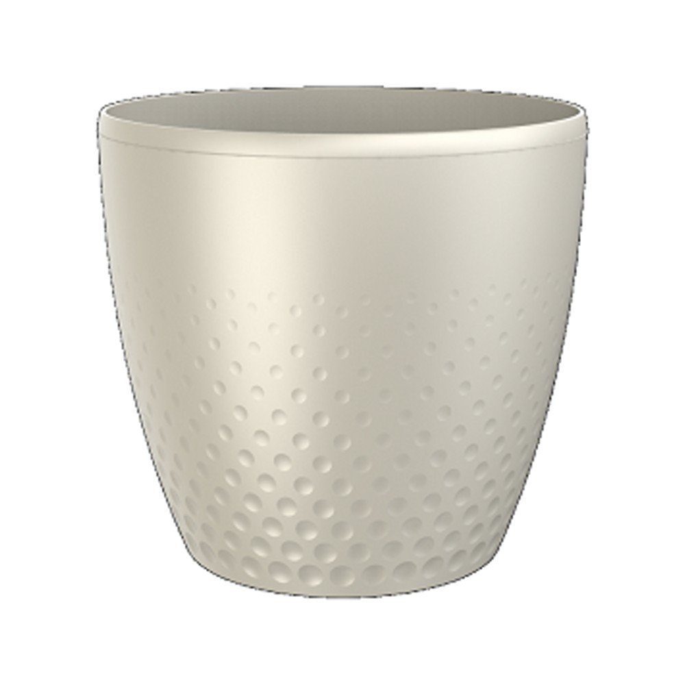 Perleťově bílý květináč Plastia Perla, ø 11,5 cm v:1145392