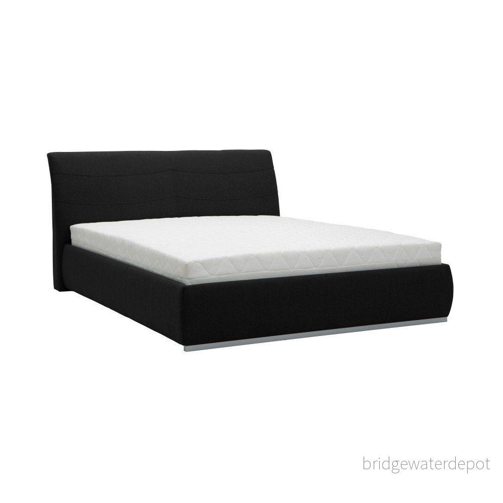 Černá dvoulůžková postel Mazzini Beds Luna, 160 x 200 cm v:932128